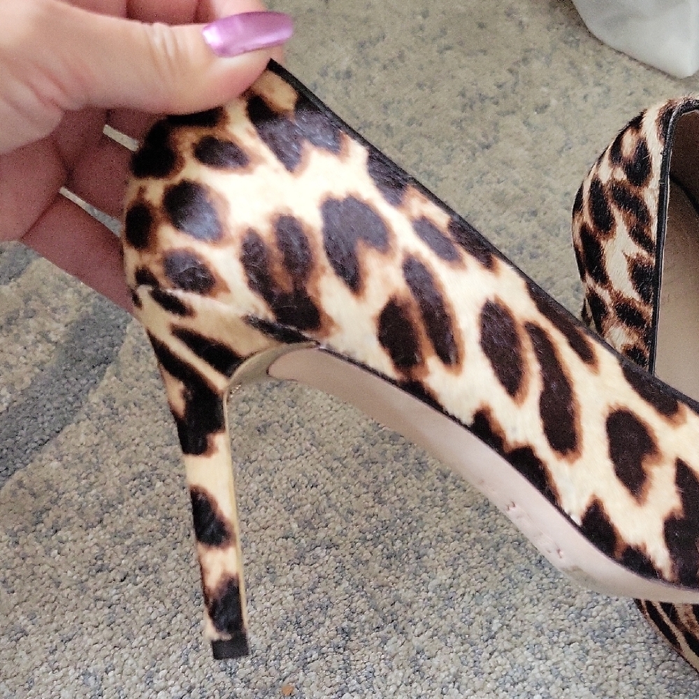Tory Burch Brown and Black Heels with Elegant Pointed Toe - Picture 4 of 5